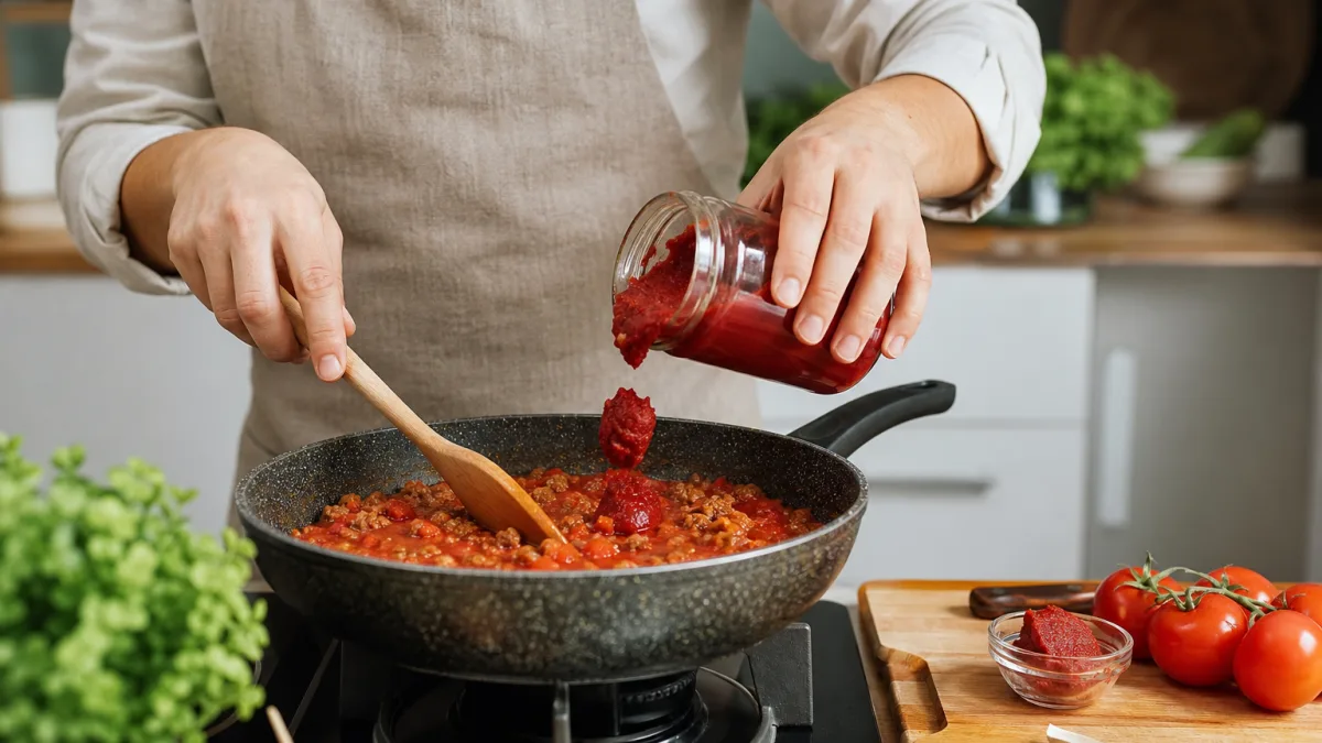 رب گوجه فرنگی زرین برای مصرف روزانه و آشپزی خانگی