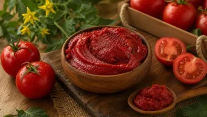 رب گوجه فرنگی طبیعی ارگانیک بافت پایدار
