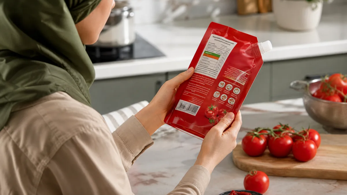 رب گوجه فرنگی پاکتی با دوام ساختاری