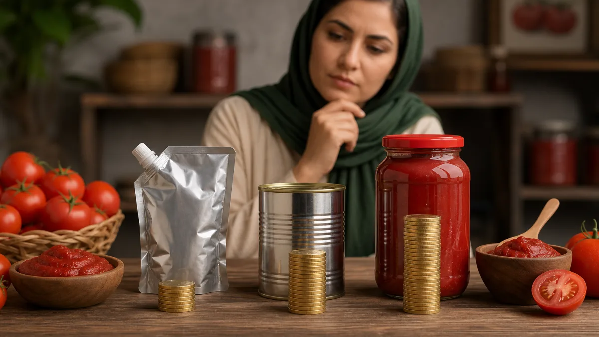 قیمت رب گوجه فرنگی یک کیلویی