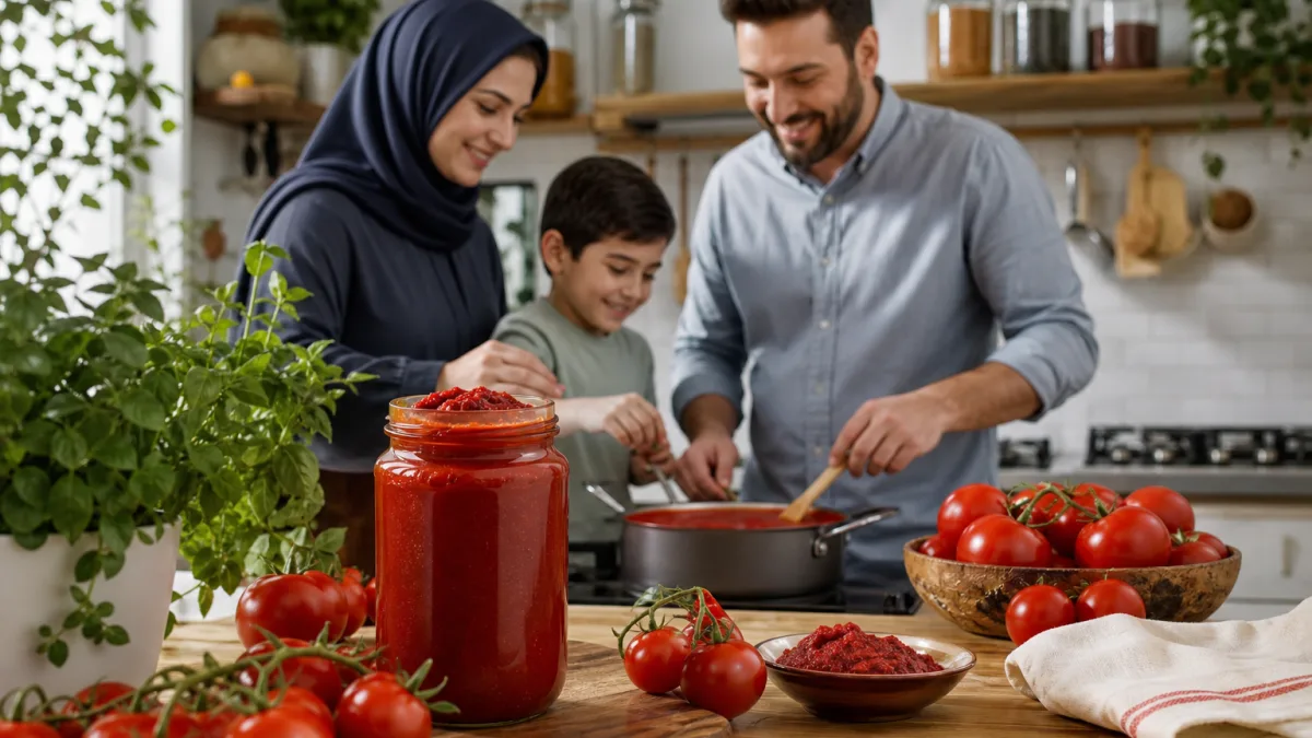 رب گوجه فرنگی اویلا برای مصرف خانوادگی