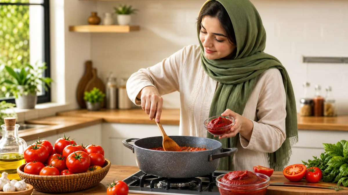 رب گوجه فرنگی اویلا برای مصرف خانوادگی