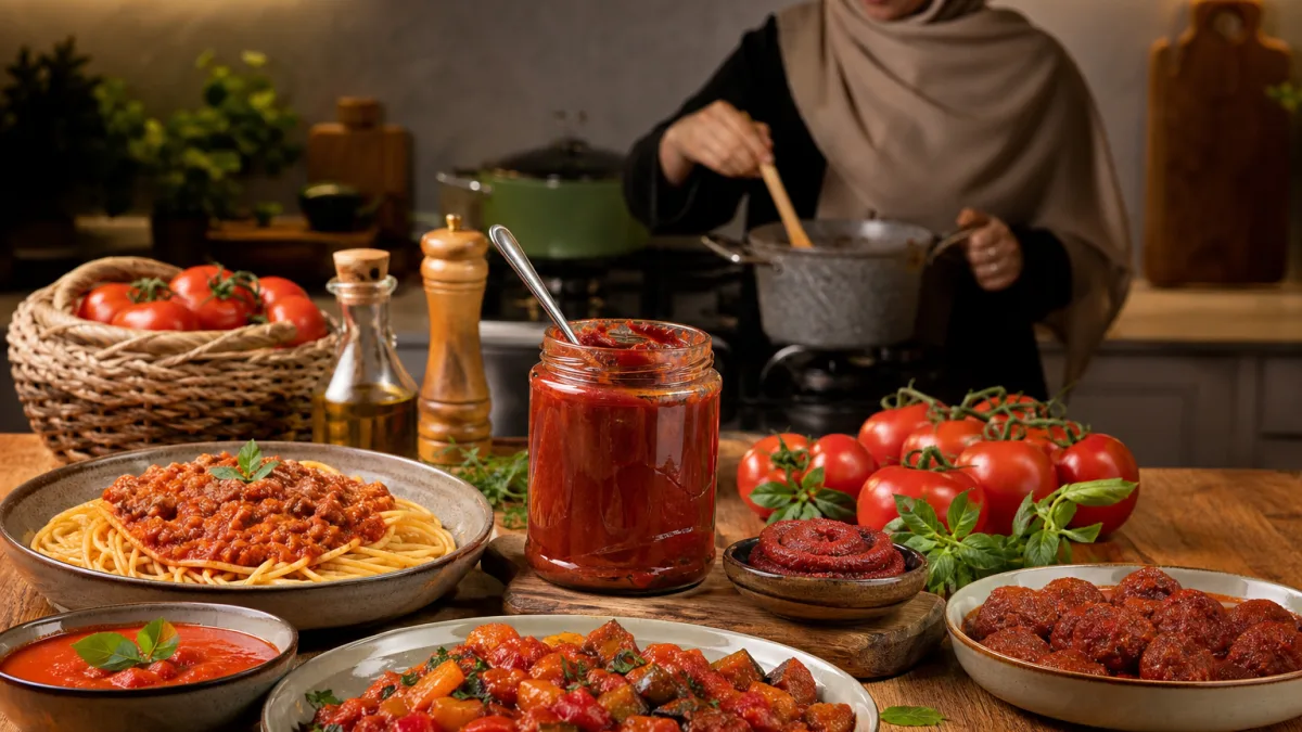 برای رستورانها رب گوجه فرنگی لوکس