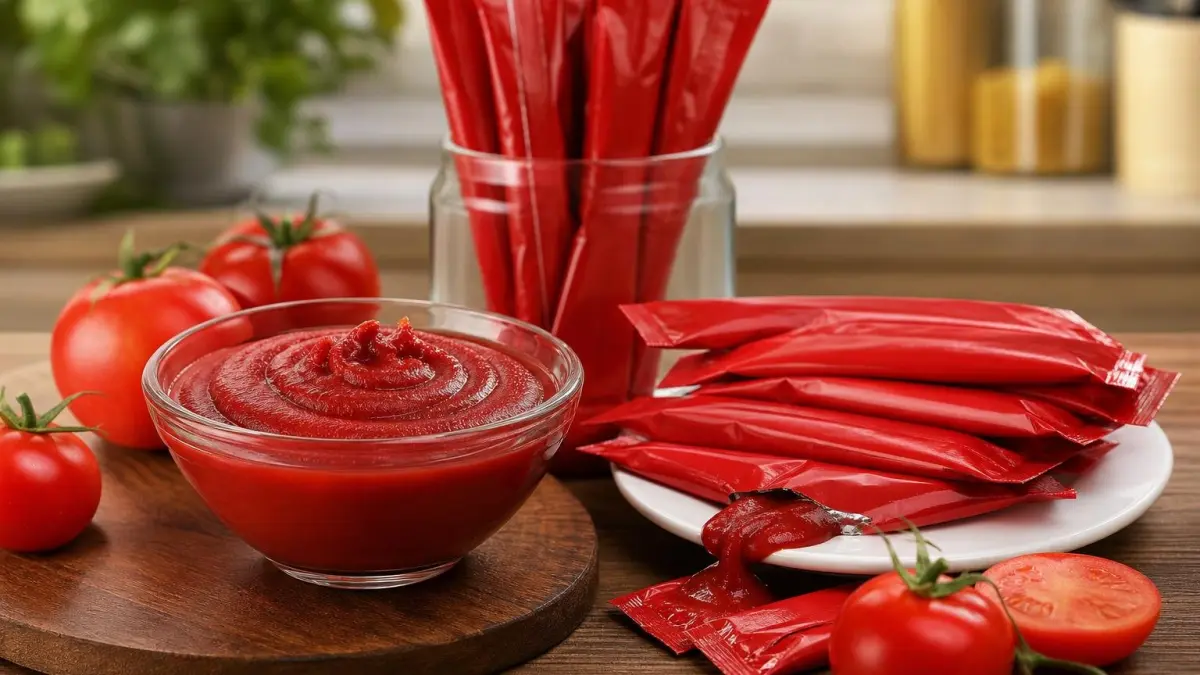رستورانها رب گوجه فرنگی ساشه ای