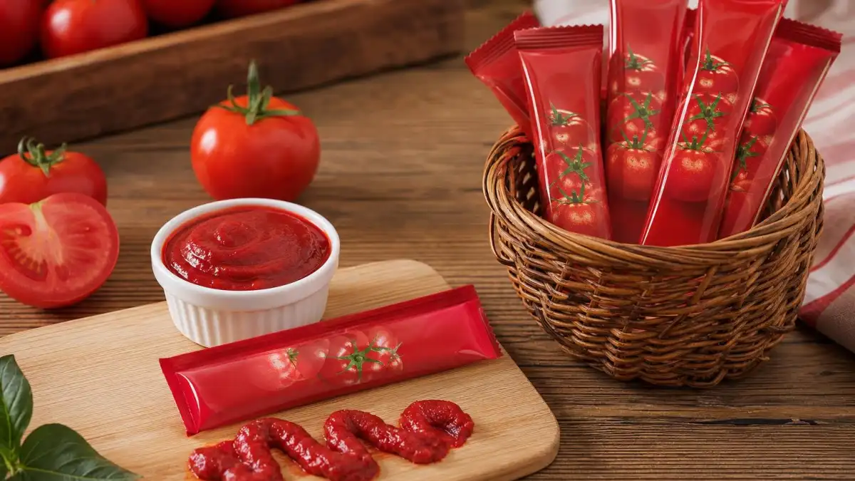 رستورانها رب گوجه فرنگی ساشه ای