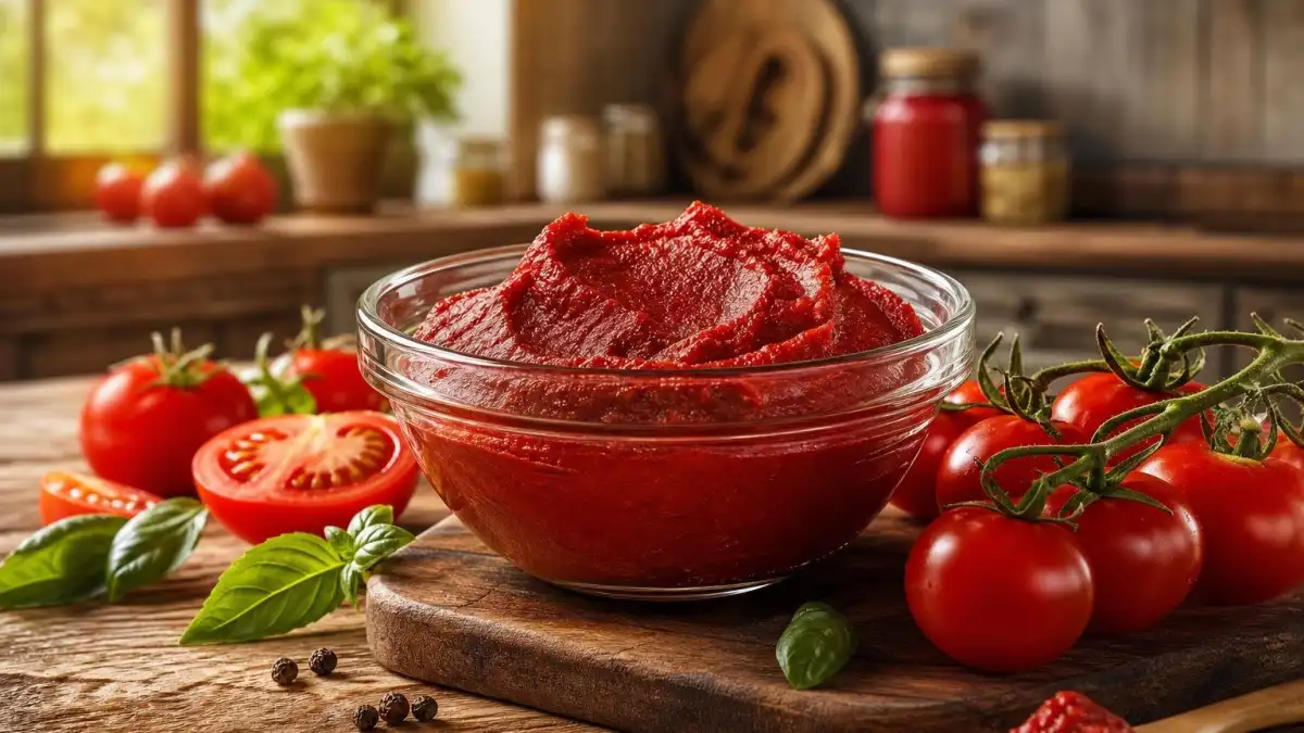 غلظت قابل بررسی رب گوجه فرنگی تک