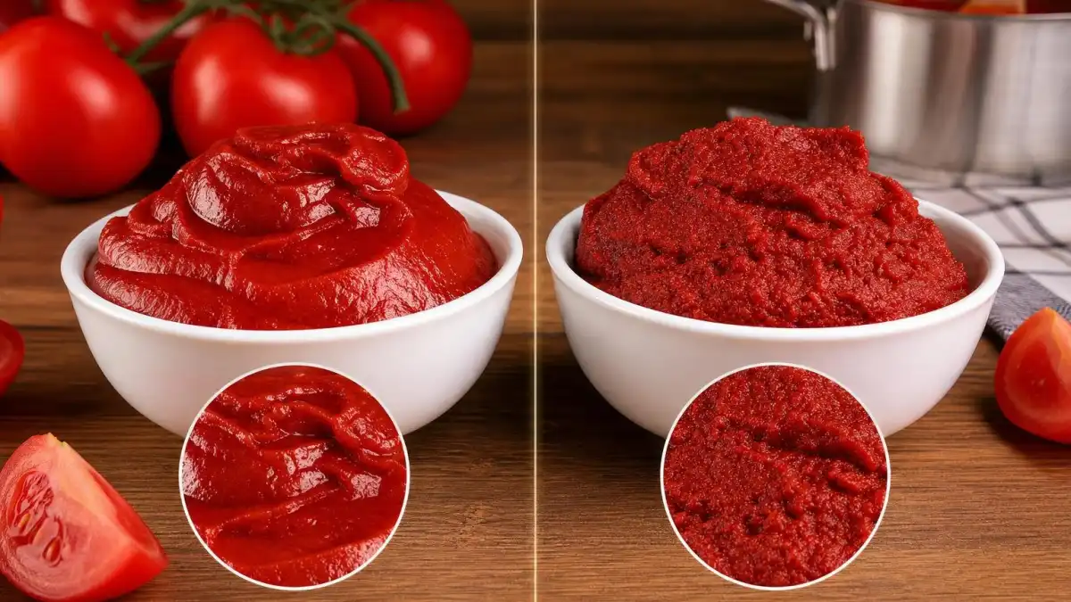 غلظت قابل بررسی رب گوجه فرنگی تک